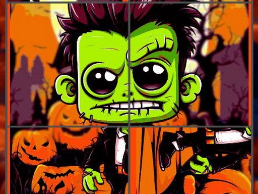 Franky &amp;amp;amp; Vampire Halloween Puzzle